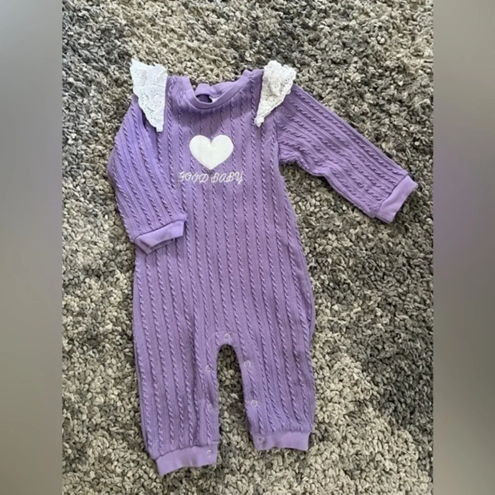Baby girl long sleeve onesie